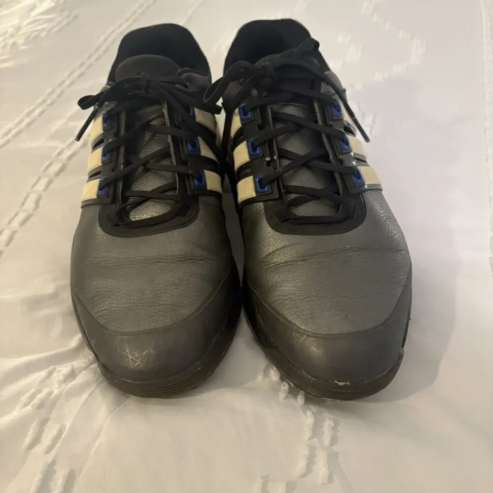 Adidas Adipower Boost Soft Spike Golf Shoes Black Leather Men’s Size 9